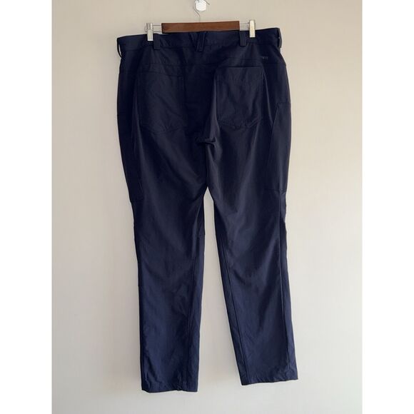 Duluth Trading Flexpedition Pant Slim Leg Hiking Blue Outdoor Plus 18 X 31 Nylon - Picture 4 of 16